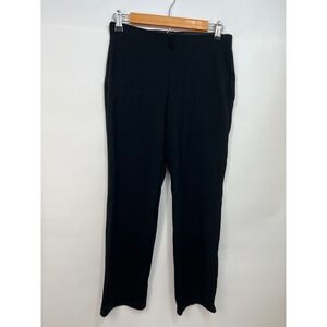 JMCollection Elastic Waistband Black Comfort Pants Womens Size‎ Small